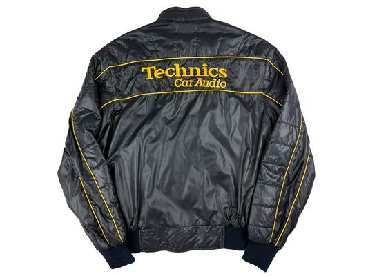 Vintage Style Auto Technics Car Audio Black Jacket