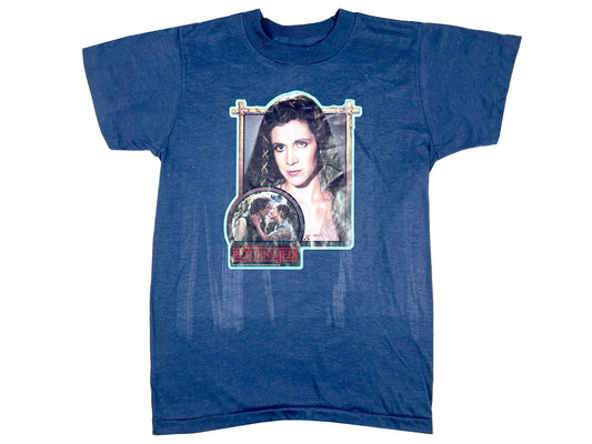 Vintage Star Wars Princess Leia Return of the Jedi Movie Blue T-Shirt