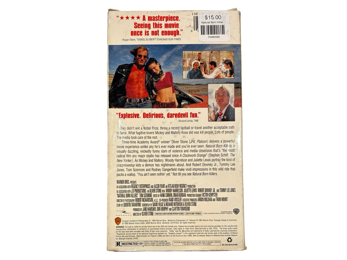 Natural Born Killers VHS