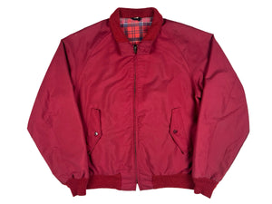 Maroon Plaid Lined Derby Jacket