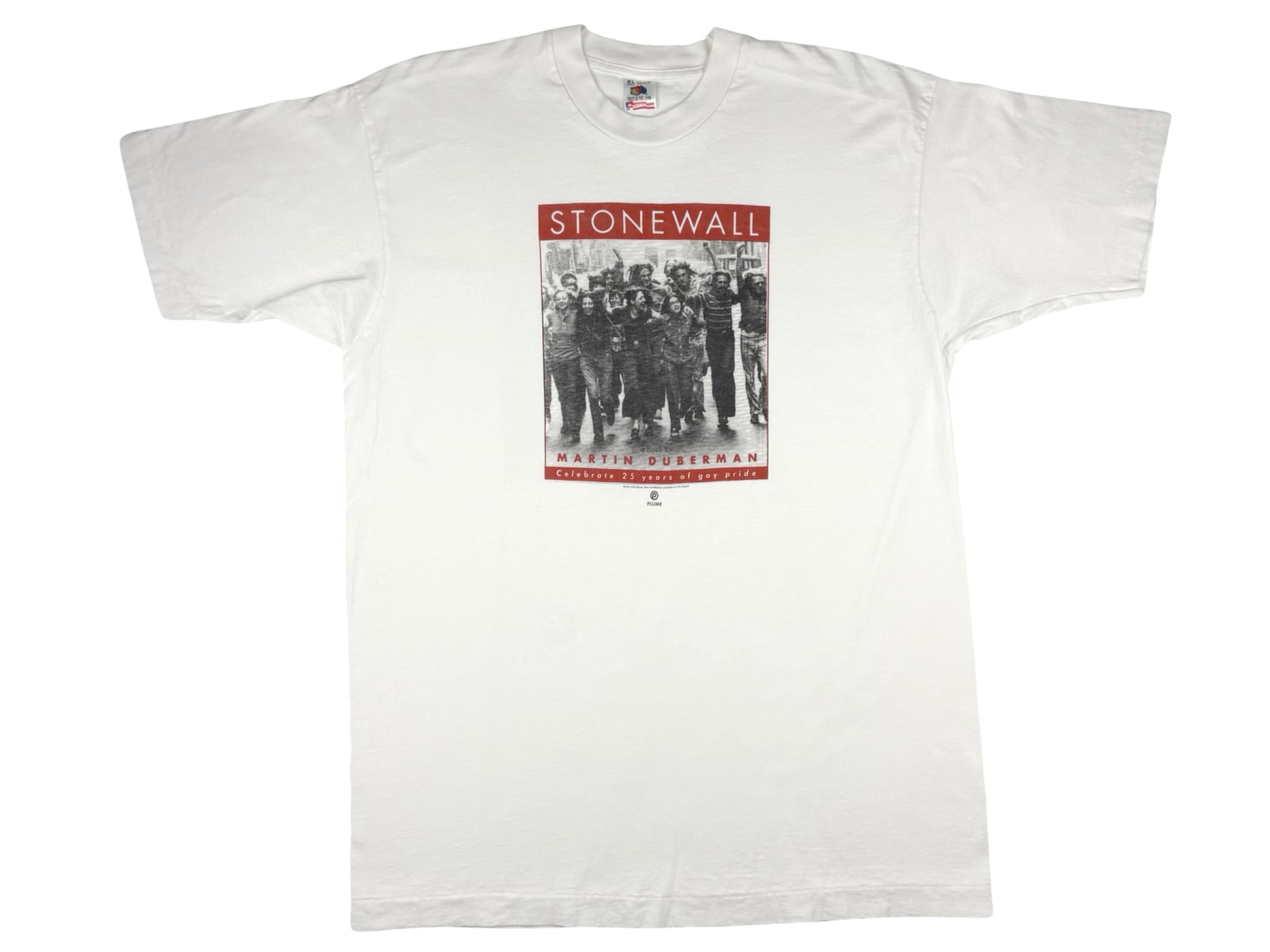 Vintage Stonewall 25th Anniversary Book White T-Shirt