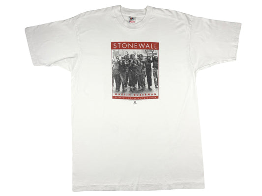 Vintage Stonewall 25th Anniversary Book White T-Shirt