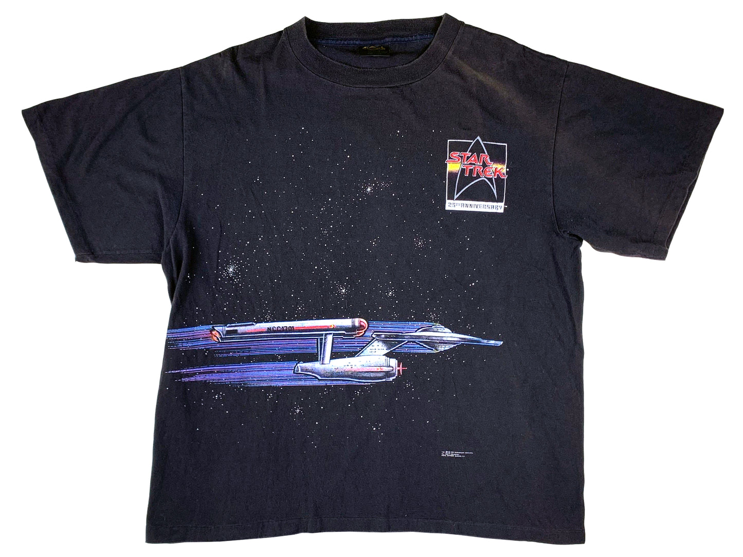 Vintage Star Trek 25th Anniversary Enterprise T-Shirt