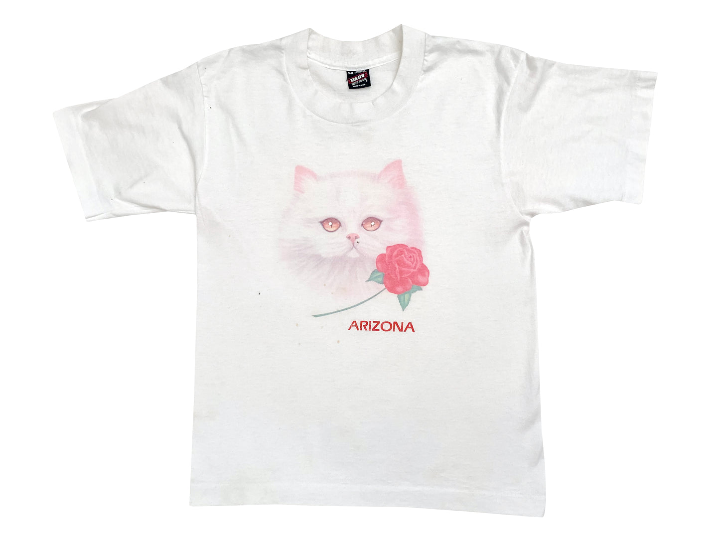 Vintage Arizona Kitty Cat & Rose Hackers T-Shirt