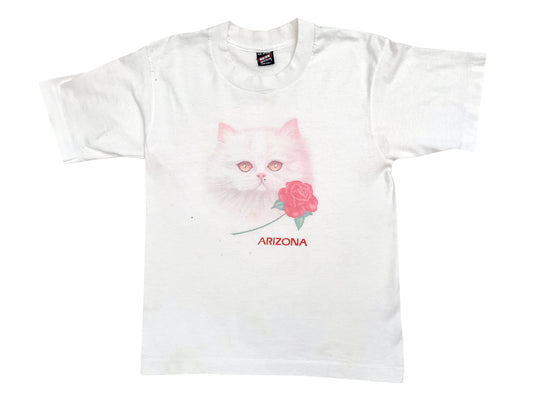 Vintage Arizona Kitty Cat & Rose Hackers T-Shirt