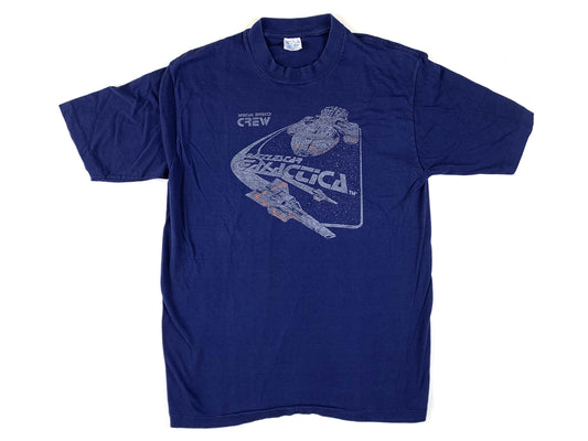 Vintage Battlestar Galactica Special Effects Crew T-Shirt Movie 80s