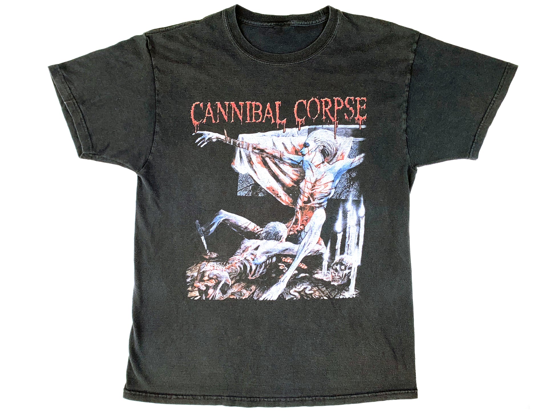 Cannibal Corpse 'Tomb of the Mutilated' Black T-Shirt Death Metal band hardcore 90s y2k
