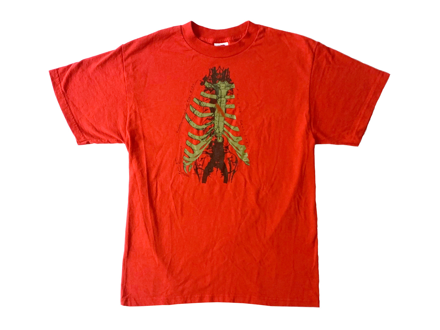 Vintage Coalesce 'Functioning on Impatience' Red T-Shirt Hardcore Metal Metalcore 90s