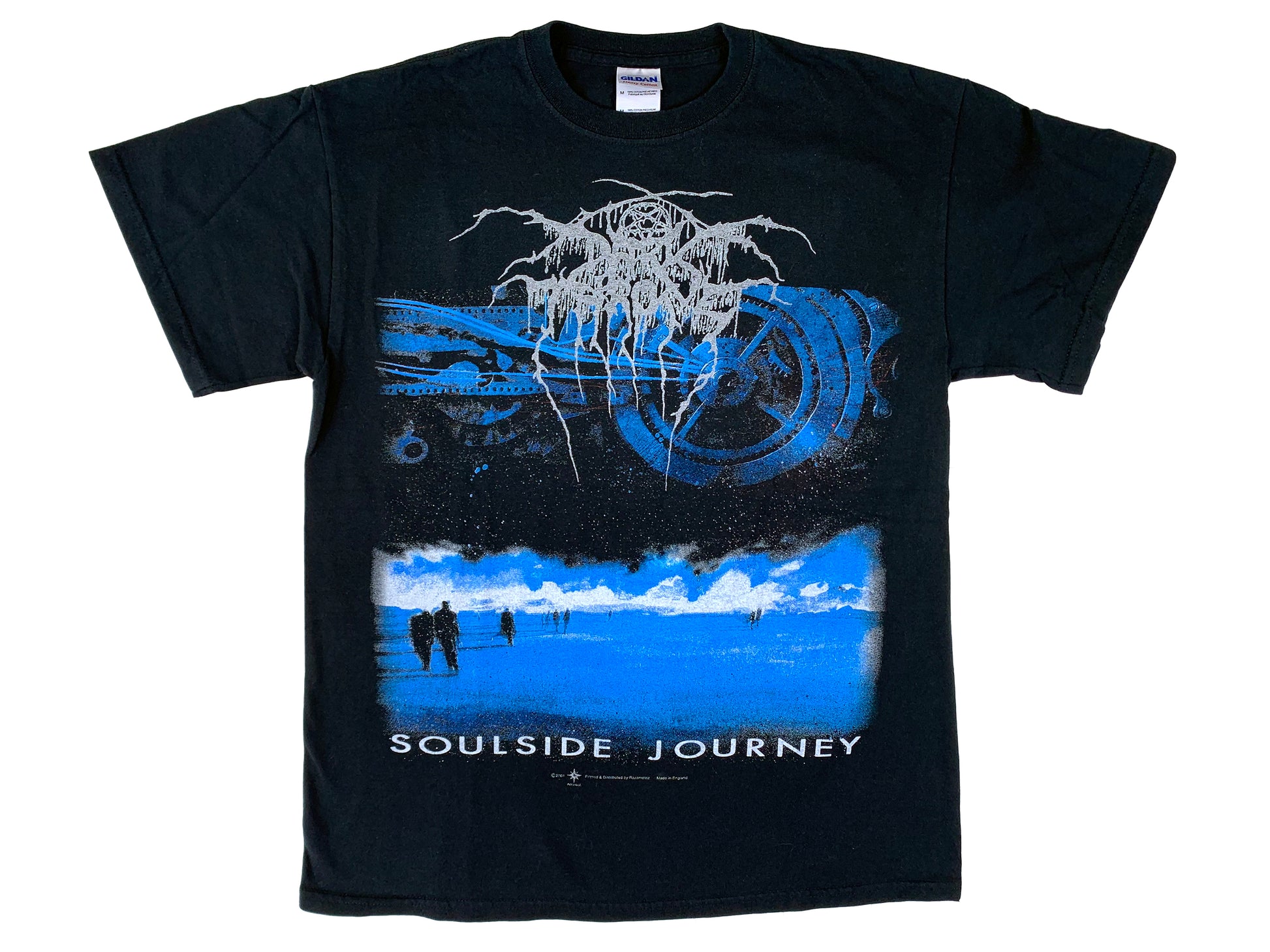 Vintage Darkthrone 'Soulside Journey' black T-Shirt Black metal album 2k