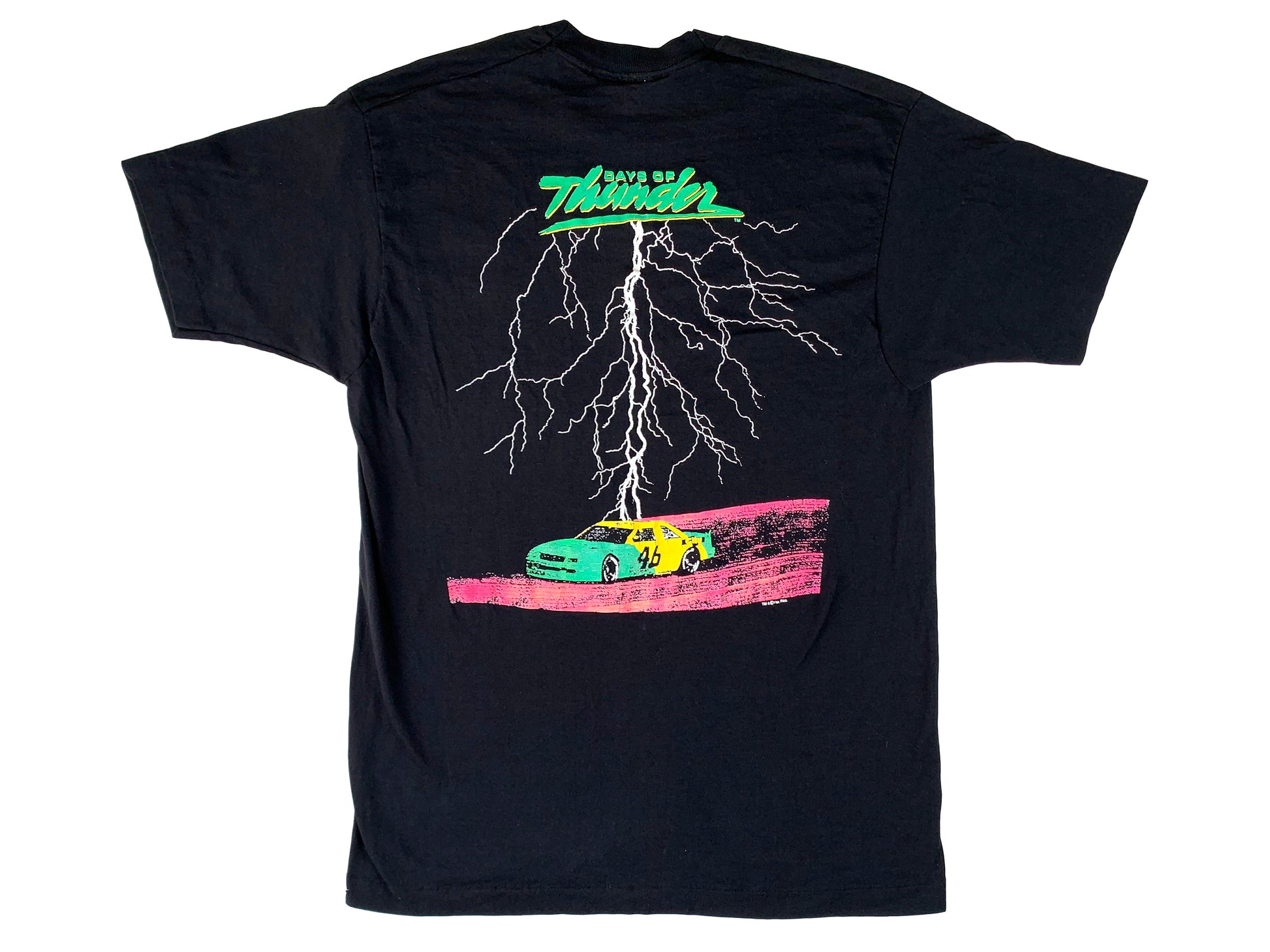 Vintage Days of Thunder Movie Black T-Shirt