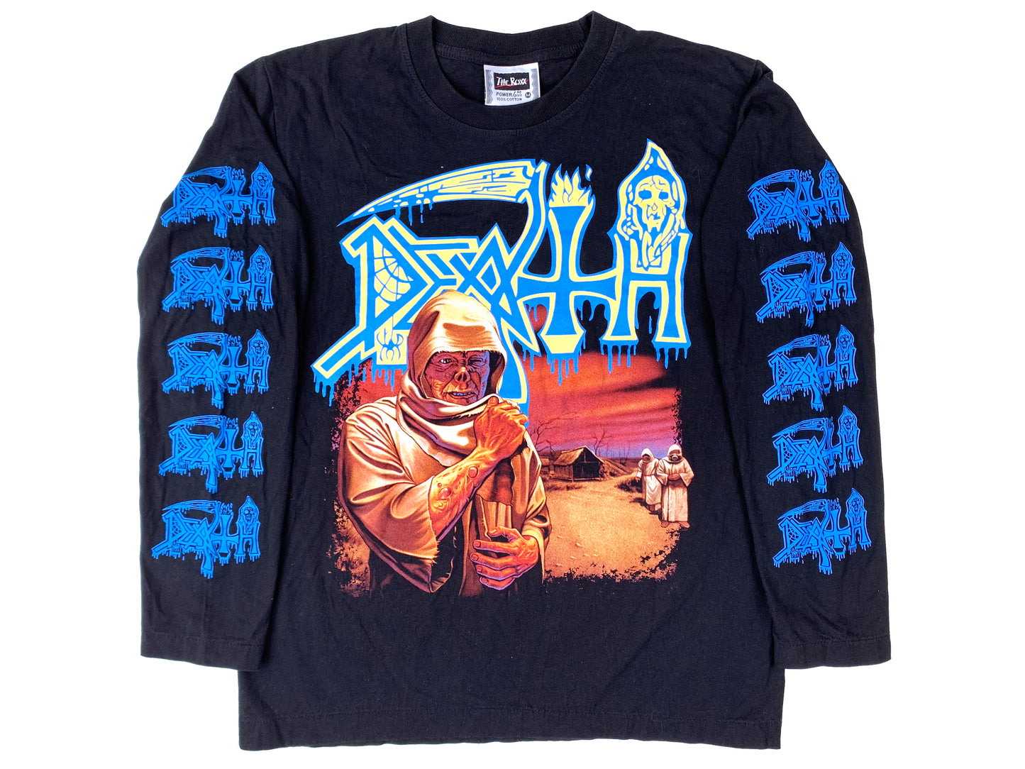 Vintage Death 'Leprosy' Black Long Sleeve T-Shirt Death Metal y2k