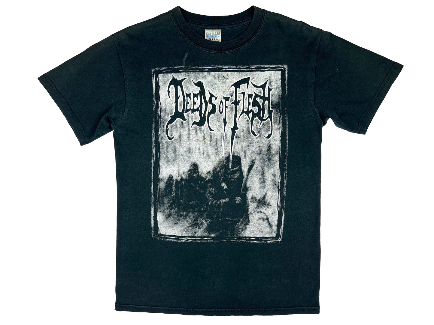 Vintage Deeds of Flesh 'Path of Weakening' T-Shirt 90s Death Metal Band