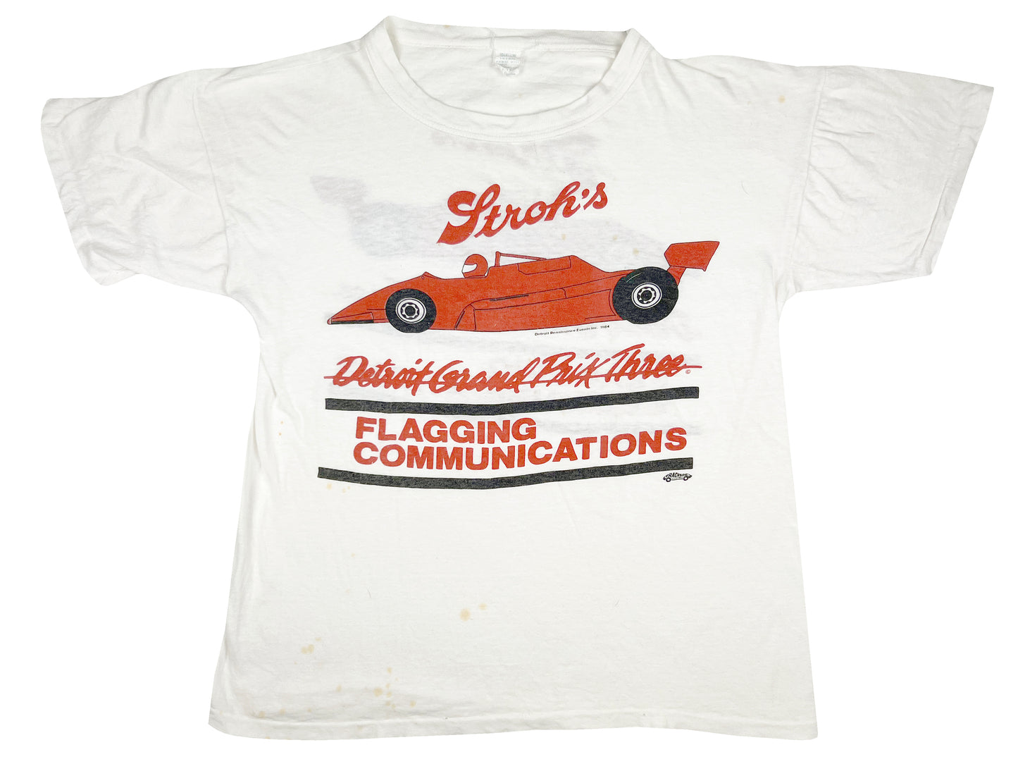 Vintage Detroit Grand Prix 1984 T-Shirt 80s Car Auto Racing Indy 