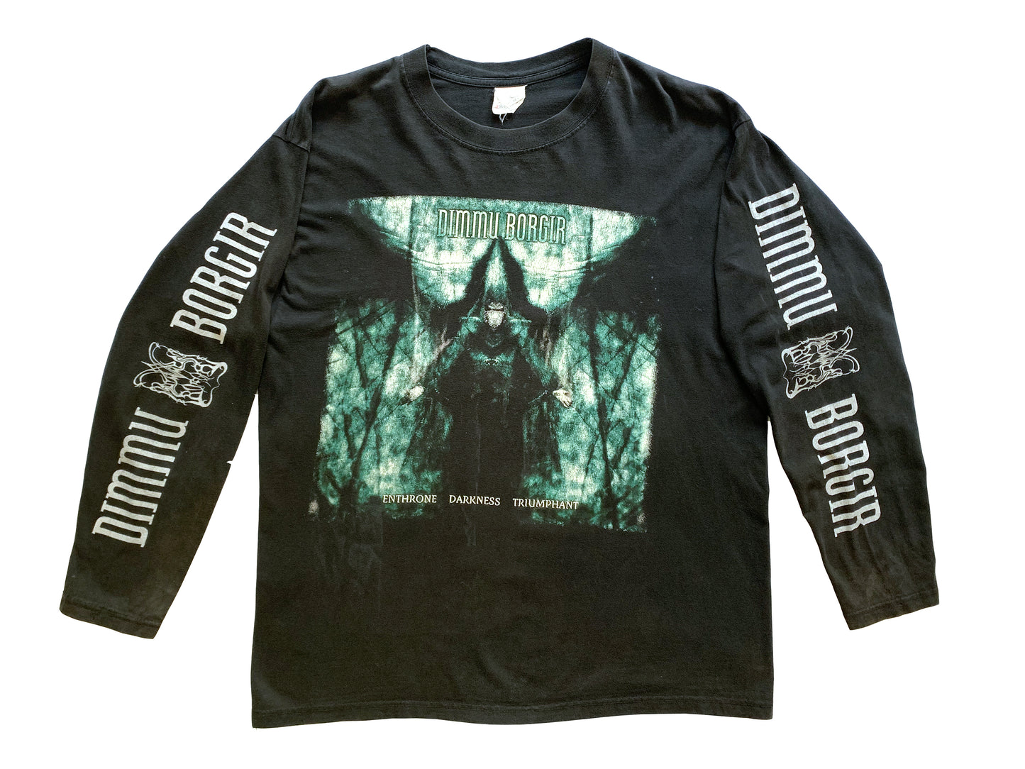 Vintage Dimmu Borgir 'Enthrone Darkness Triumphant' L/S Shirt Black Metal