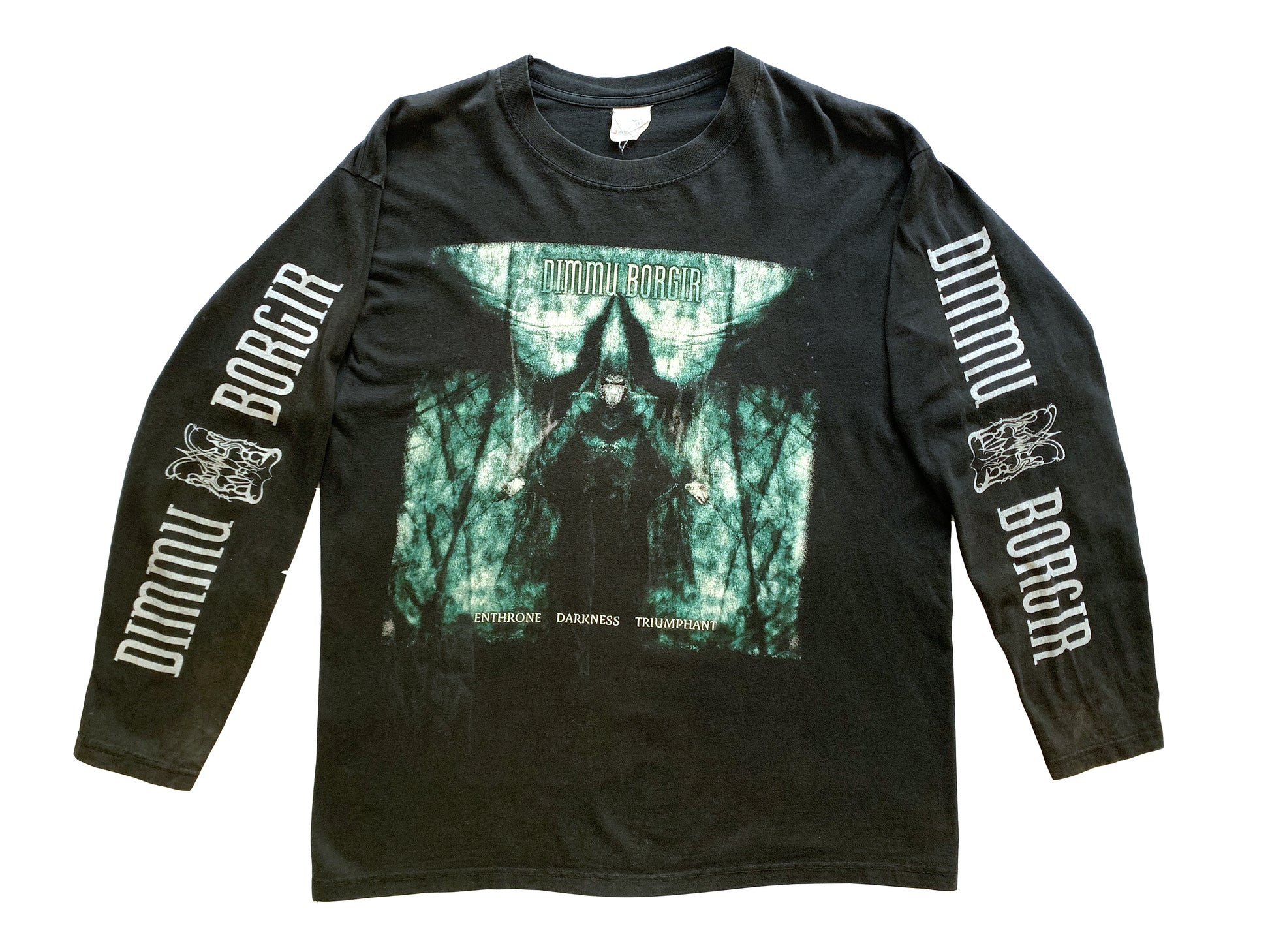 Vintage Dimmu Borgir 'Enthrone Darkness Triumphant' L/S Shirt Black Metal