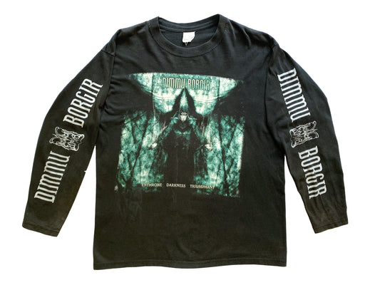 Vintage Dimmu Borgir 'Enthrone Darkness Triumphant' L/S Shirt Black Metal