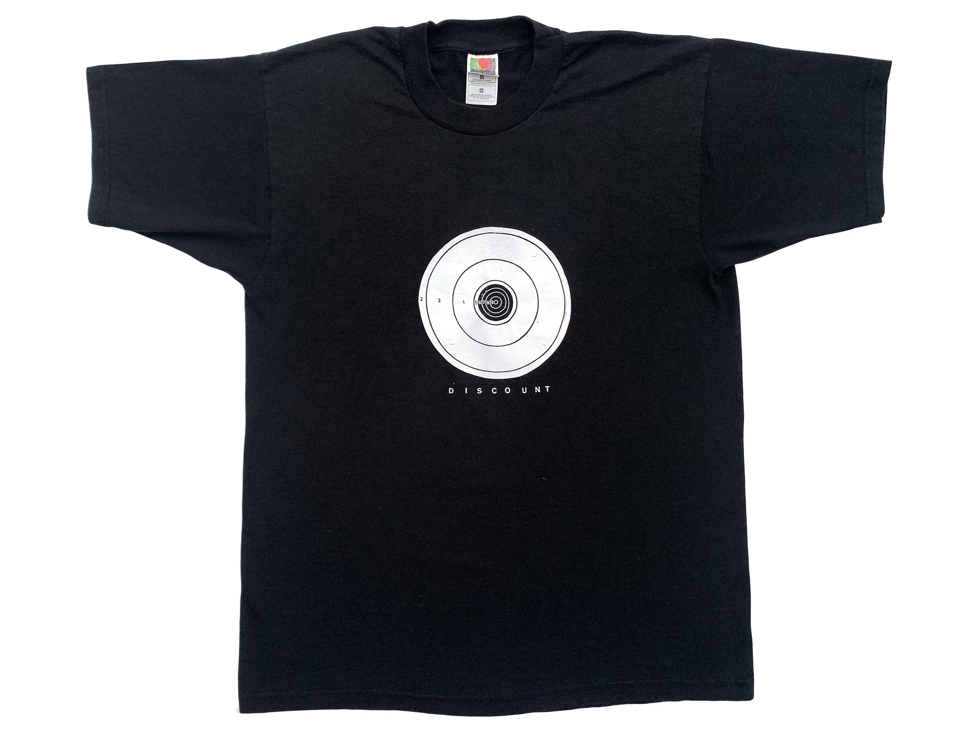 Vintage Discount Black T-Shirt Emo Hardcore Punk Rock