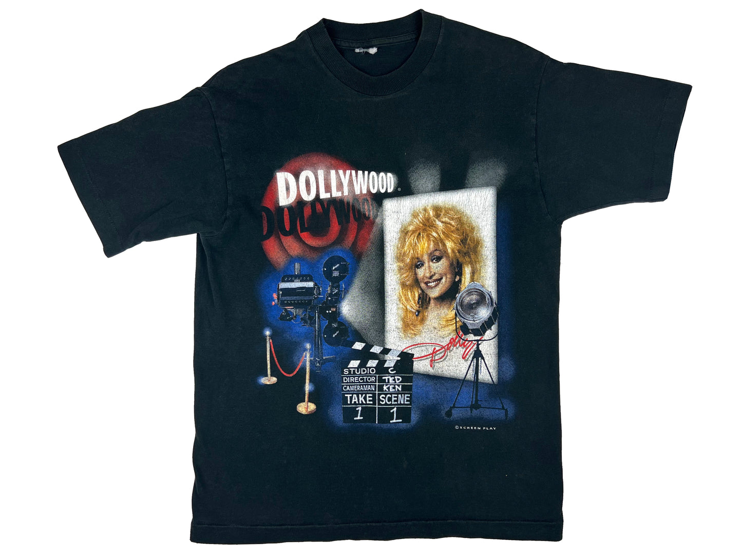 Vintage Dollywood Black T-Shirt