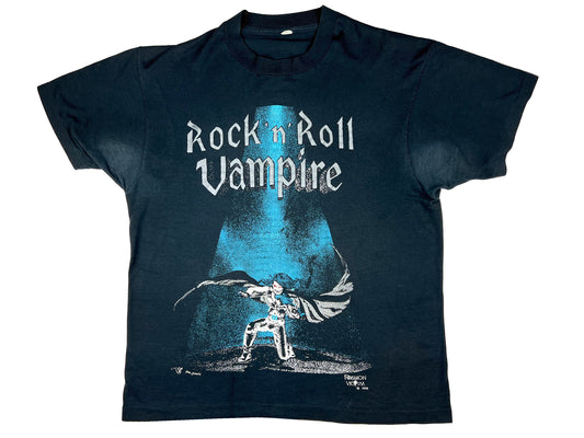 Vintage Fashion Victim 'Rock & Roll Vampire' Black T-Shirt 90s 