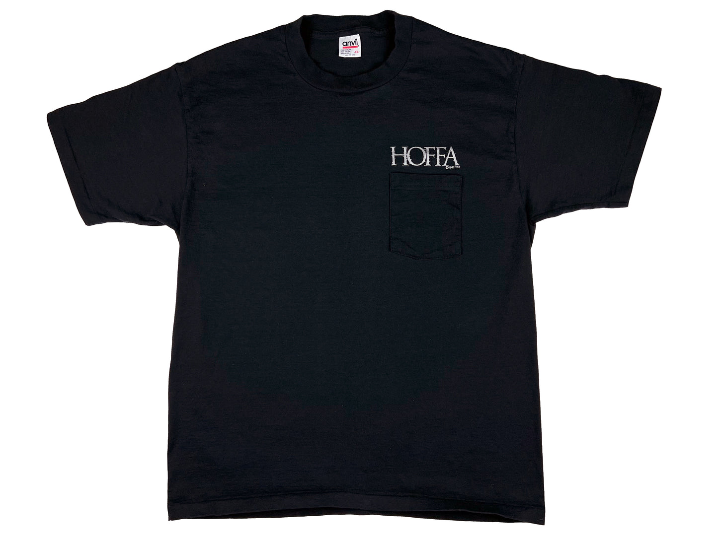 Vintage Hoffa Movie Pocket Black T-Shirt