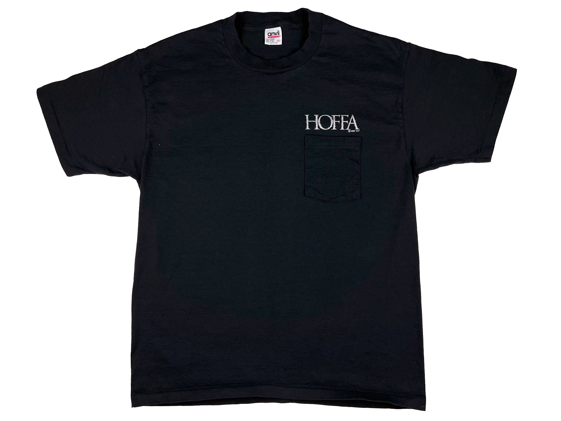 Vintage Hoffa Movie Pocket Black T-Shirt