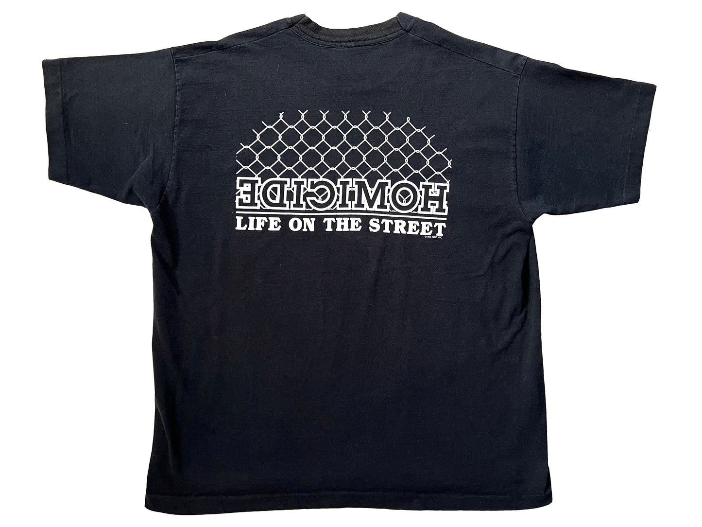 Vintage Homicide TV Show Black T-Shirt 90s