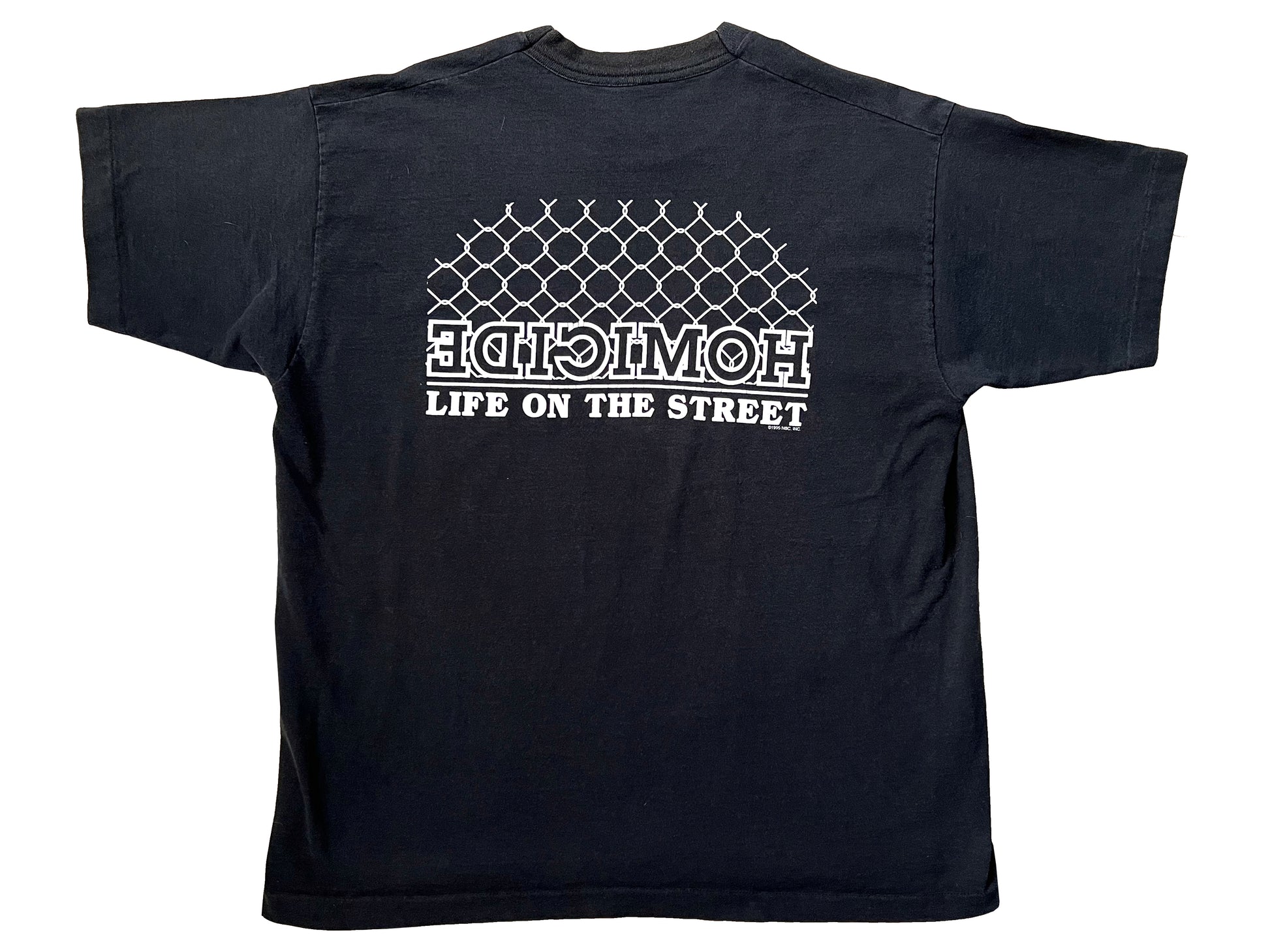 Vintage Homicide TV Show Black T-Shirt 90s