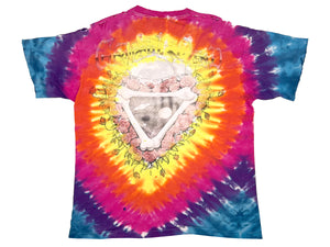 Grateful Dead 'Steal Your Face' Thrashed Tie-Dye T-Shirt