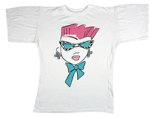 80's New Wave Punk Babe T-Shirt