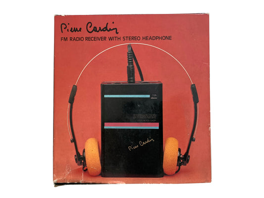 Pierre Cardin FM Radio Receiver w/ Headphone