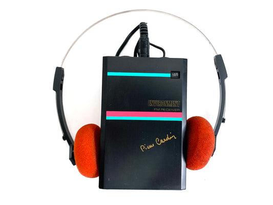 Pierre Cardin FM Radio Receiver w/ Headphone