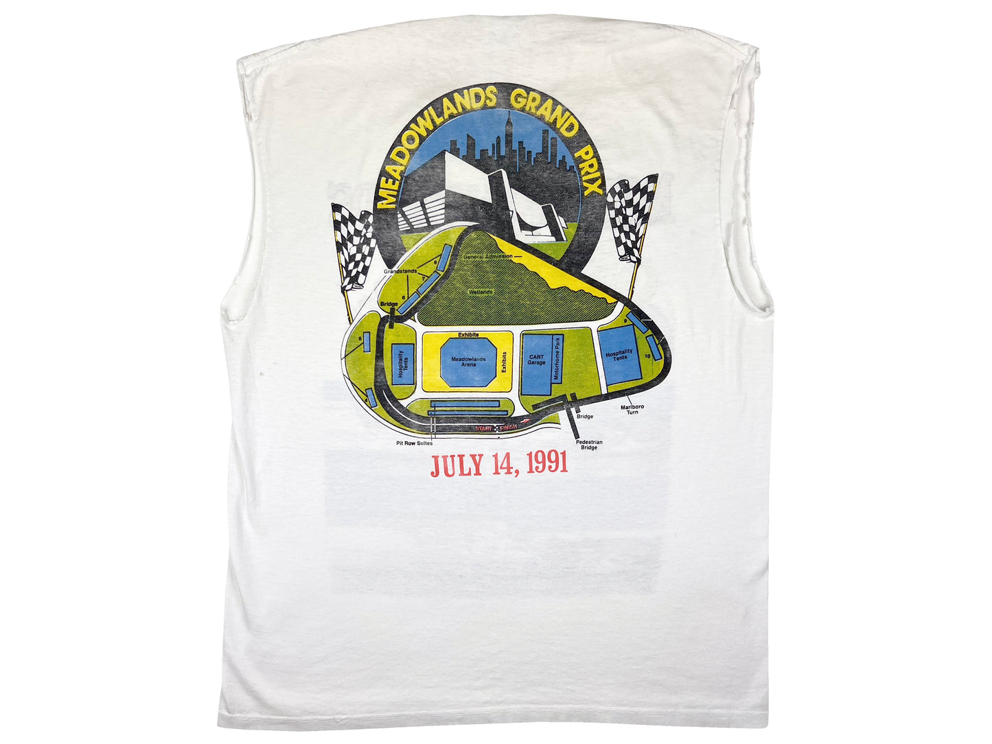 Meadowlands Grand Prix 1991 Sleeveless T-Shirt