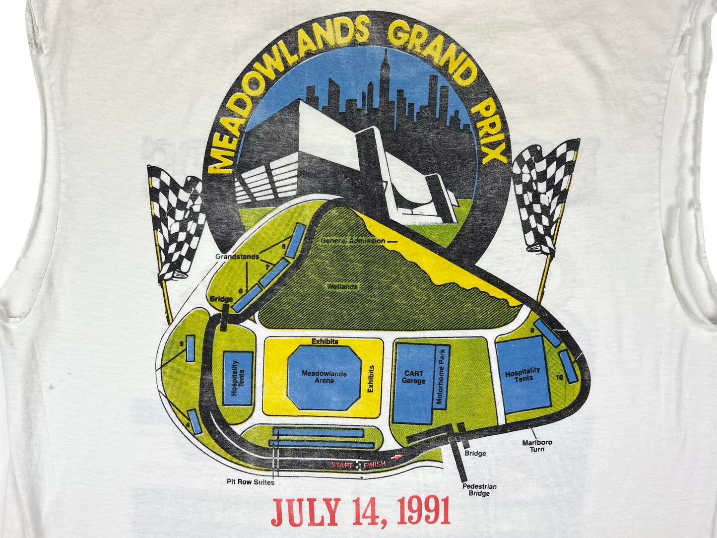 Meadowlands Grand Prix 1991 Sleeveless T-Shirt