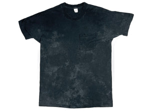 Blank Fruit of the Loom Faded Black Pocket T-Shirt