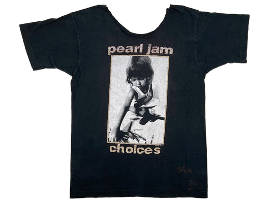 Vintage Pearl Jam 'Choices' Chopped T-Shirt