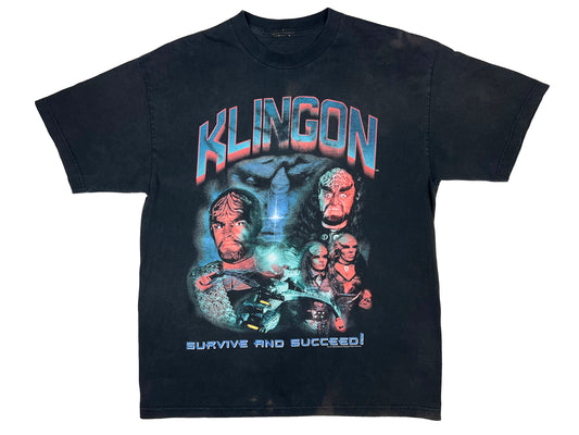 Vintage Star Trek Klingon Black T-Shirt