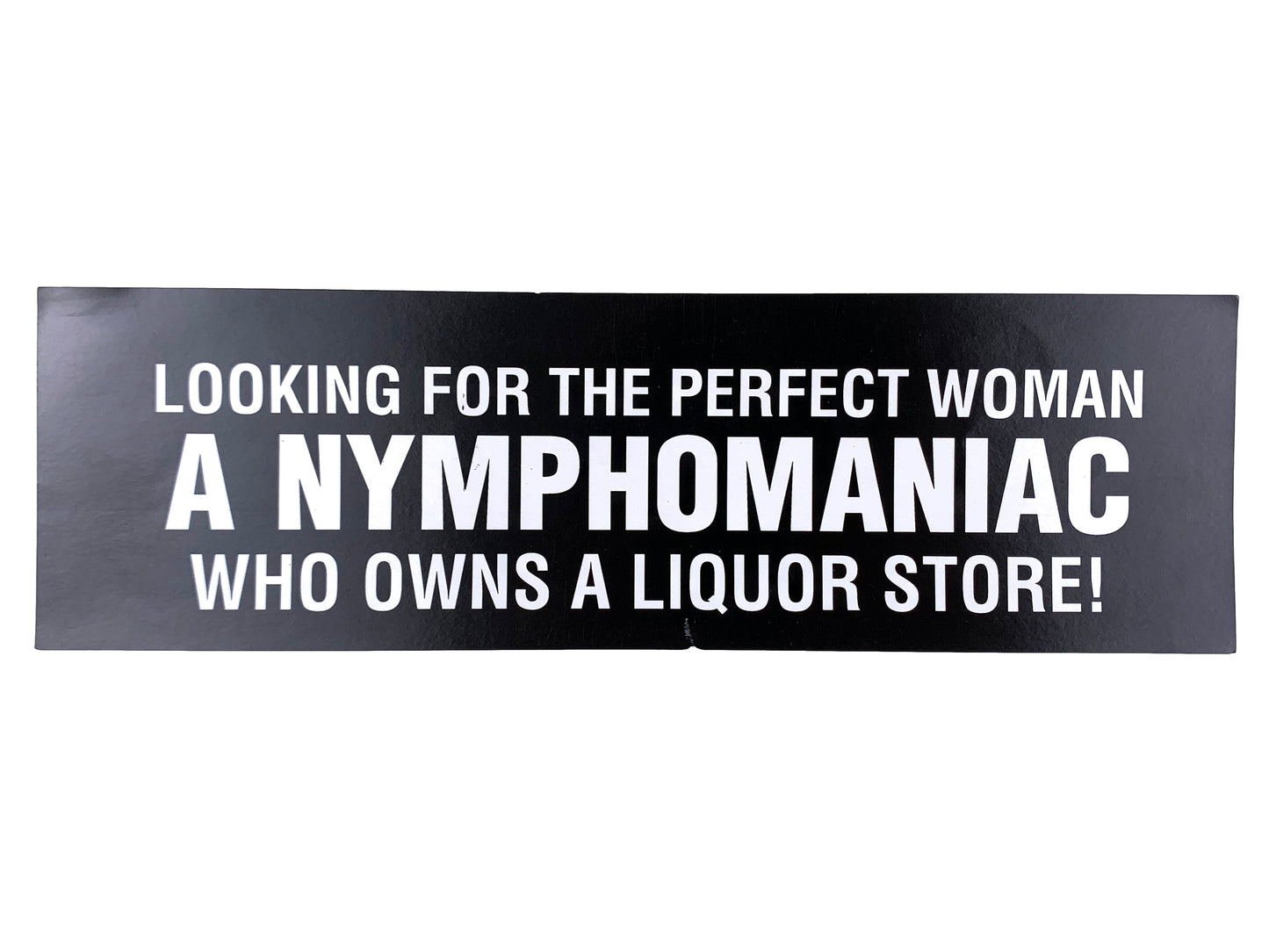 Looking for the Perfect Woman Sticker