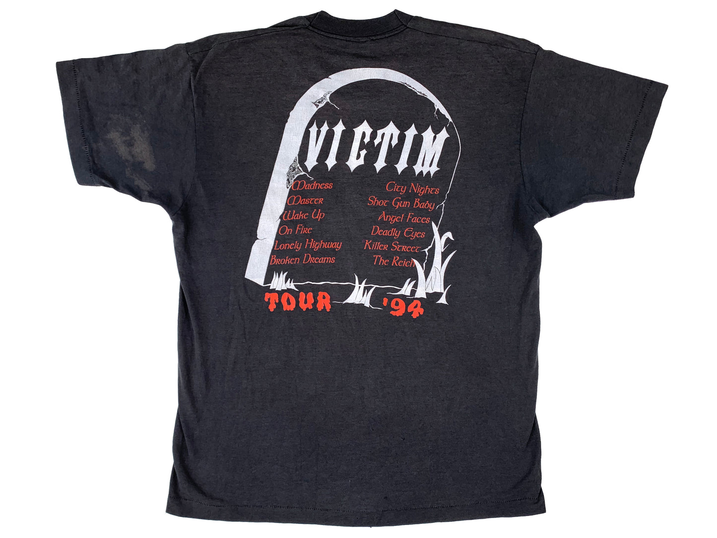 Victim 'Madness' 1994 Tour T-Shirt