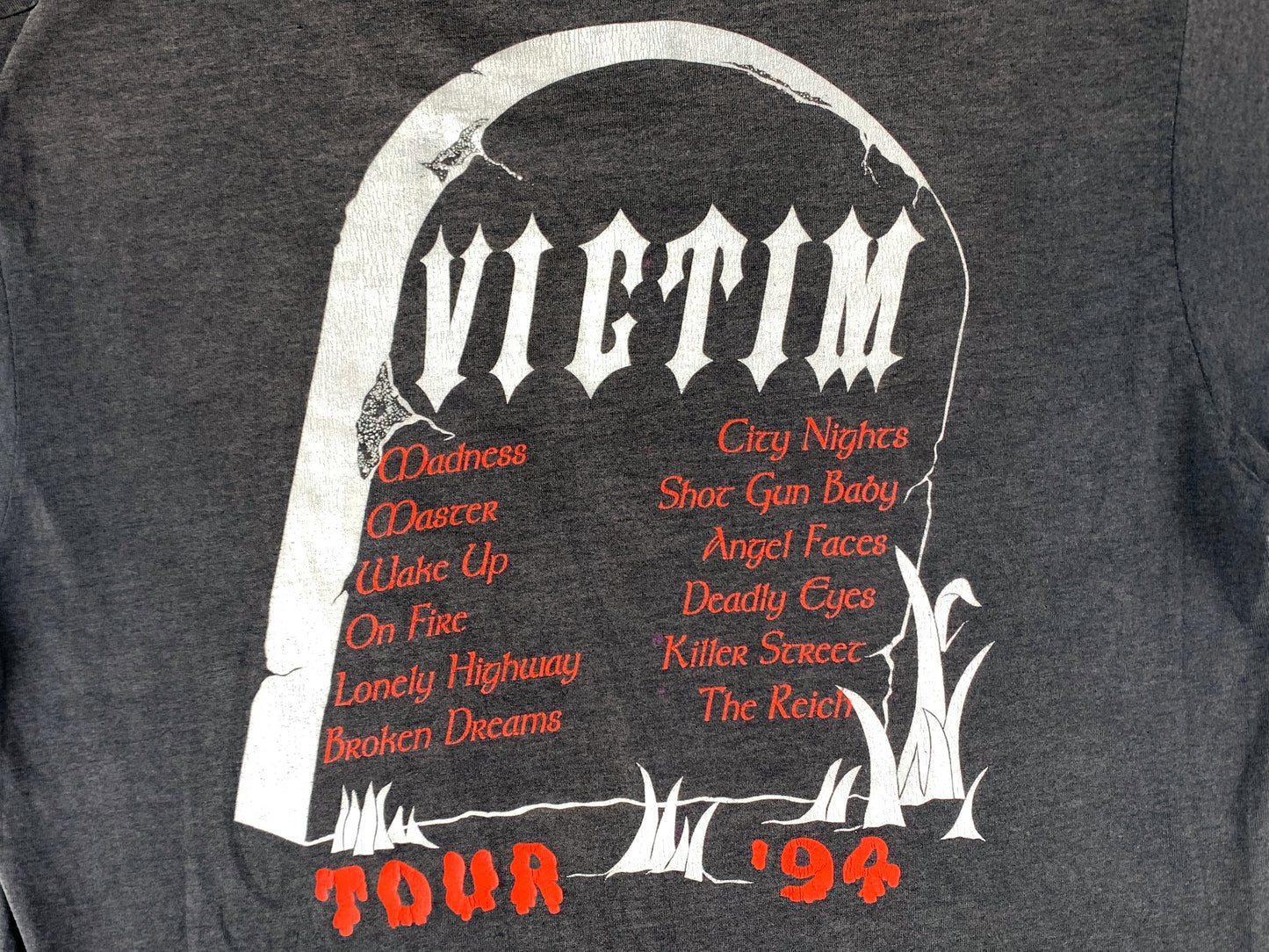 Victim 'Madness' 1994 Tour T-Shirt