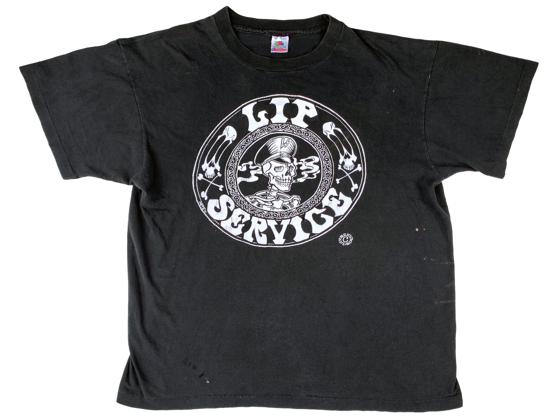 Vintage Lip Service Skull T-Shirt