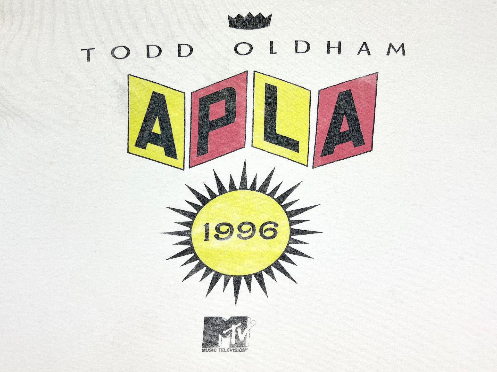 Todd Oldham APLA MTV 1996 T-Shirt