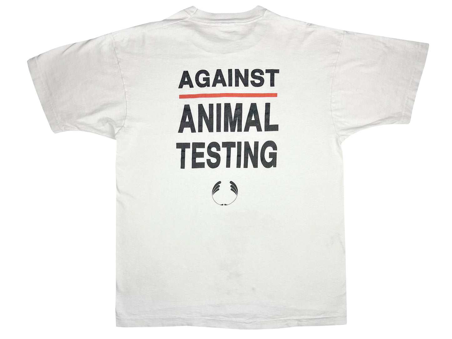 The Body Shop 'Against Animal Testing' White  T-Shirt