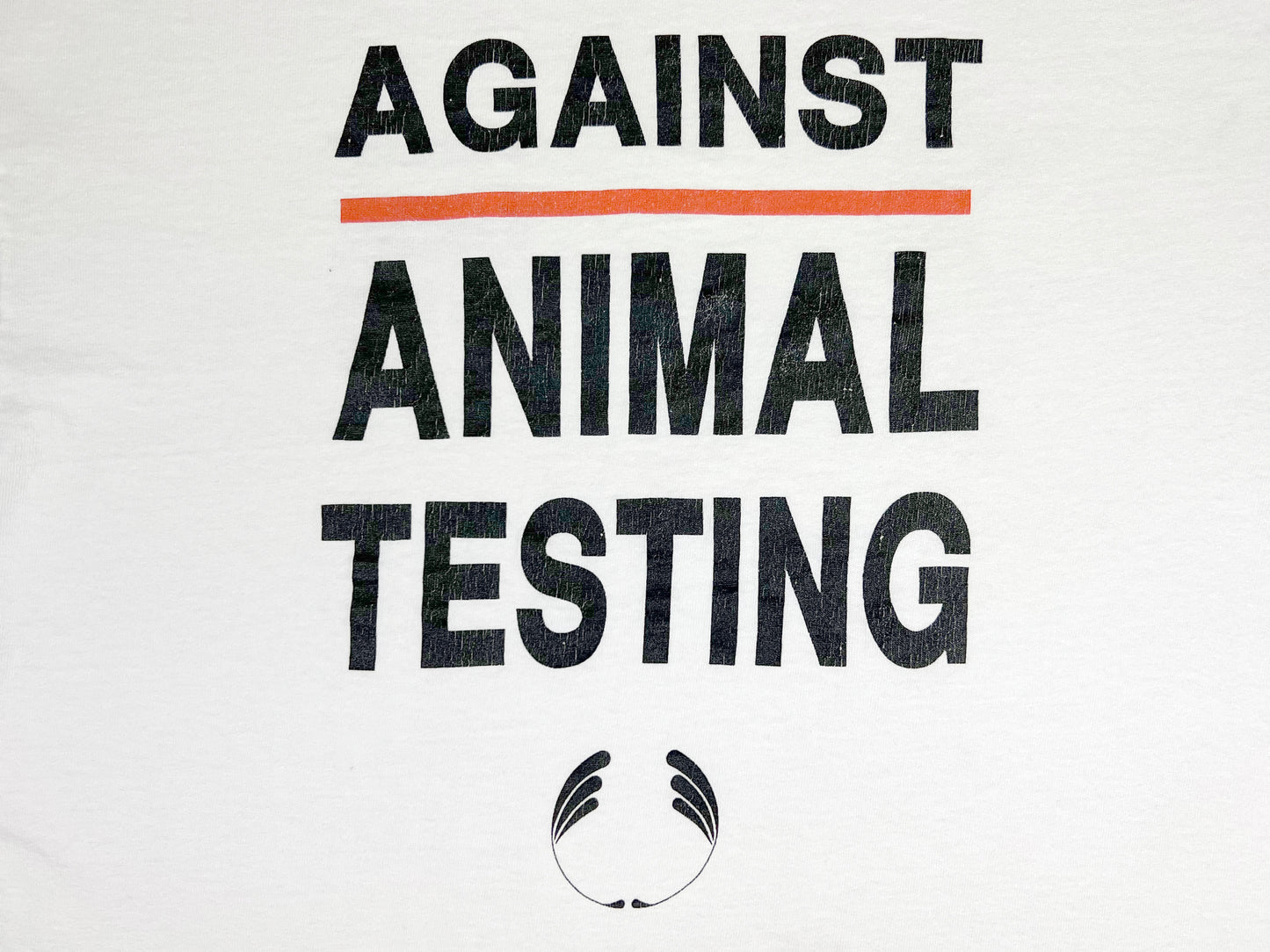 The Body Shop 'Against Animal Testing' White  T-Shirt