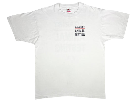 The Body Shop 'Against Animal Testing' White  T-Shirt