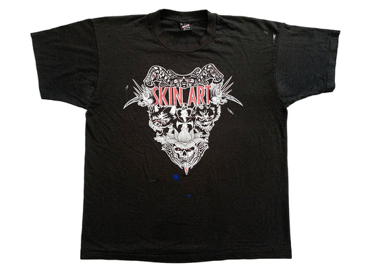 Vintage Skin Art Magazine x Texas Tattoo Shoot-Out 1995 Staff Black T-Shirt