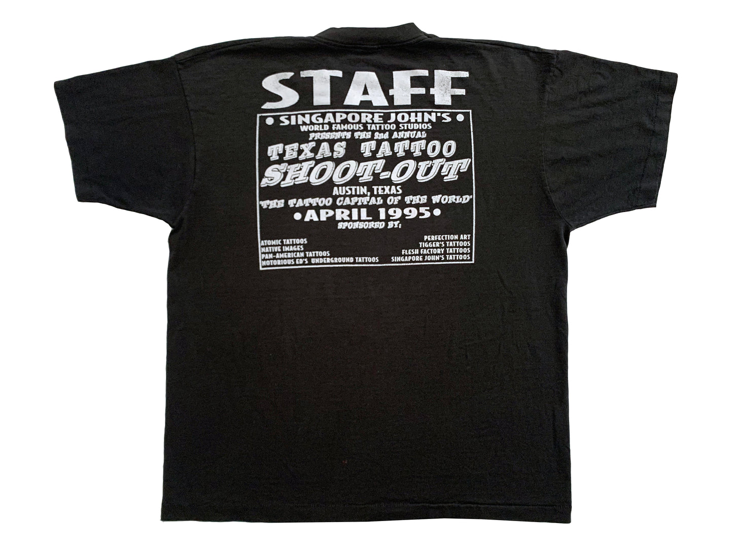 Skin Art Magazine x Texas Tattoo Shoot-Out 1995 Staff T-Shirt