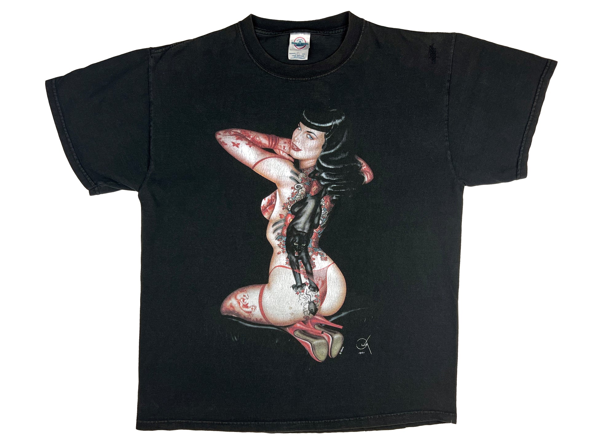 Vintage Bettie Page Olivia De Berardinis T-Shirt