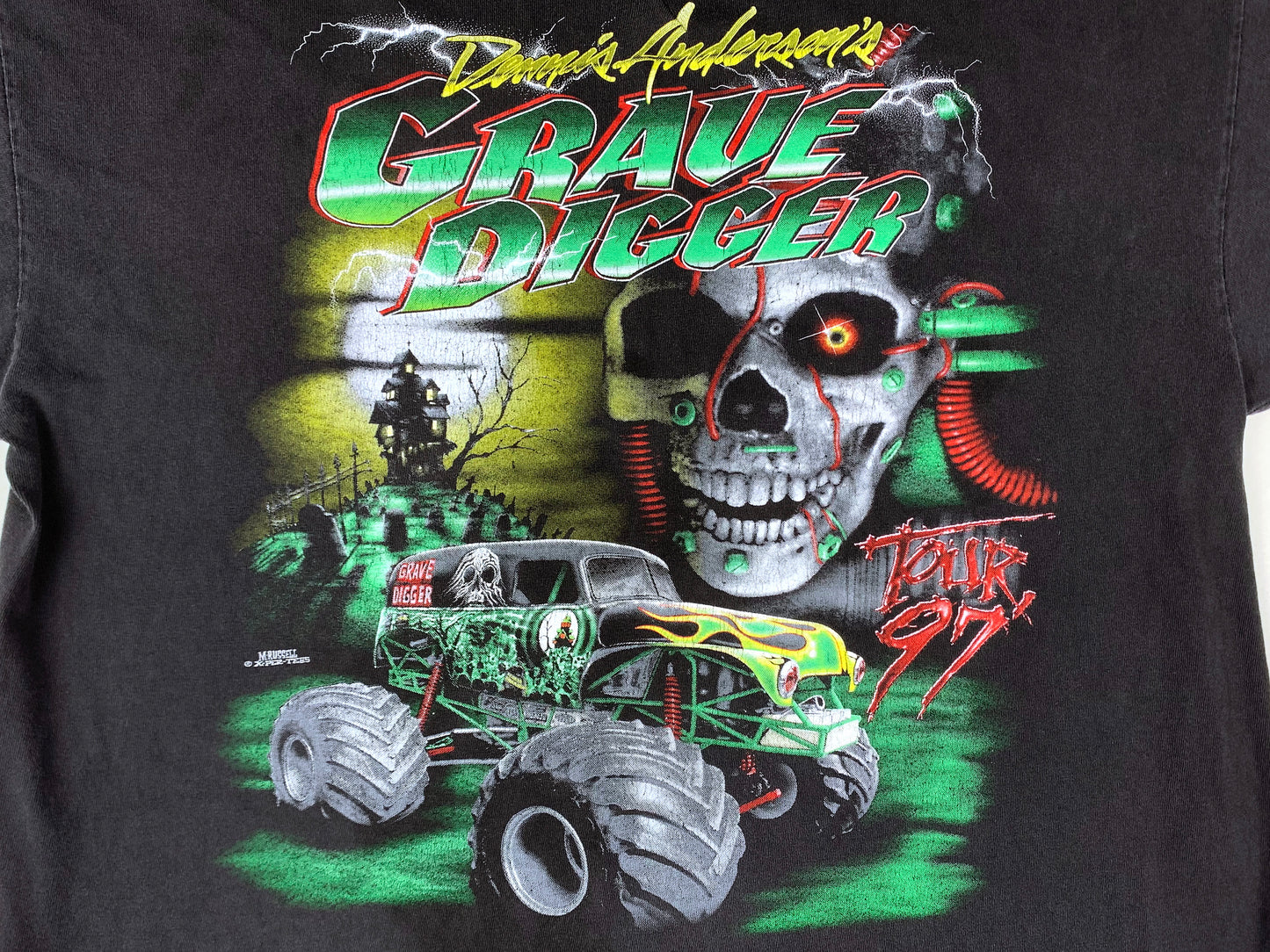 Grave Digger Monster Truck 1997 Tour T-Shirt