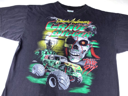 Grave Digger Monster Truck 1997 Tour T-Shirt
