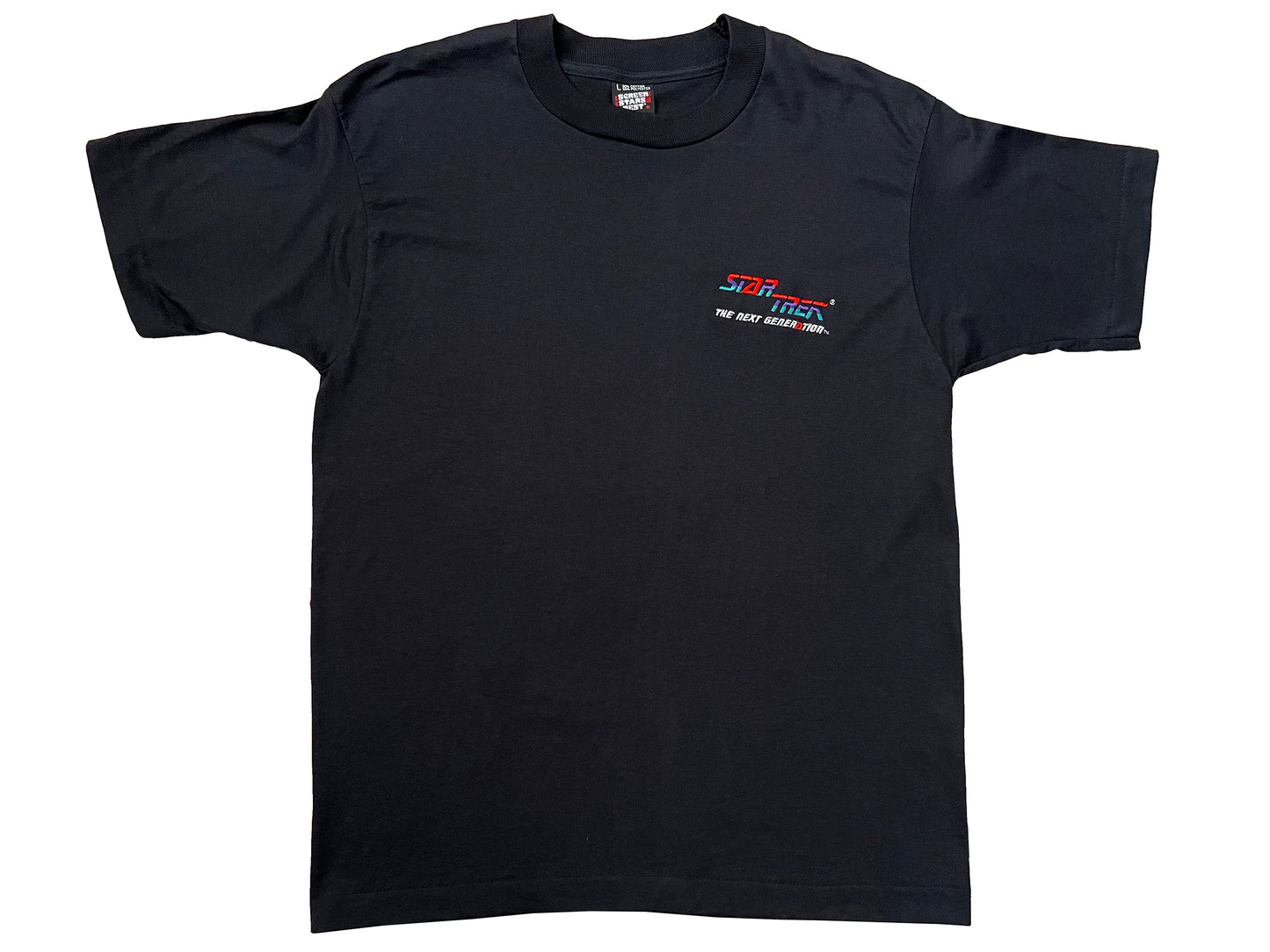 Vintage Star Trek 'The Next Generation' Black T-Shirt
